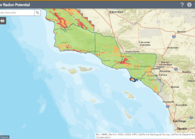 Radon Map - Southern CA